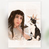 dodie and mrs art print dodie and mrs art print