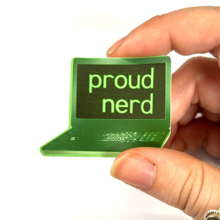 proud nerd sticker