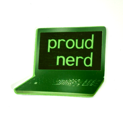 proud nerd sticker