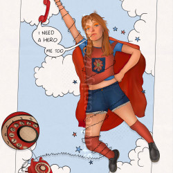 everybody needs a hero, orla gartland, art print