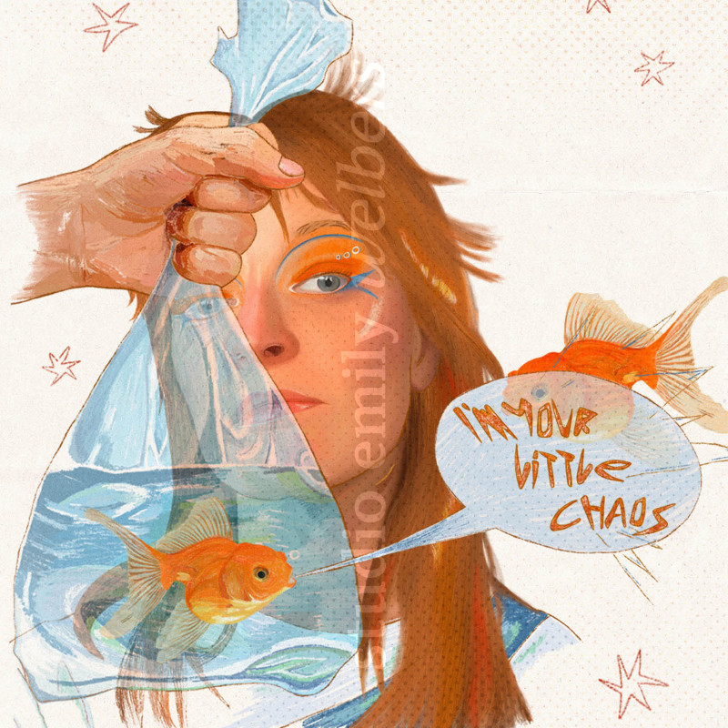little chaos, orla gartland, art print little chaos, orla gartland, art print