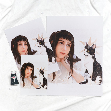dodie and mrs art print