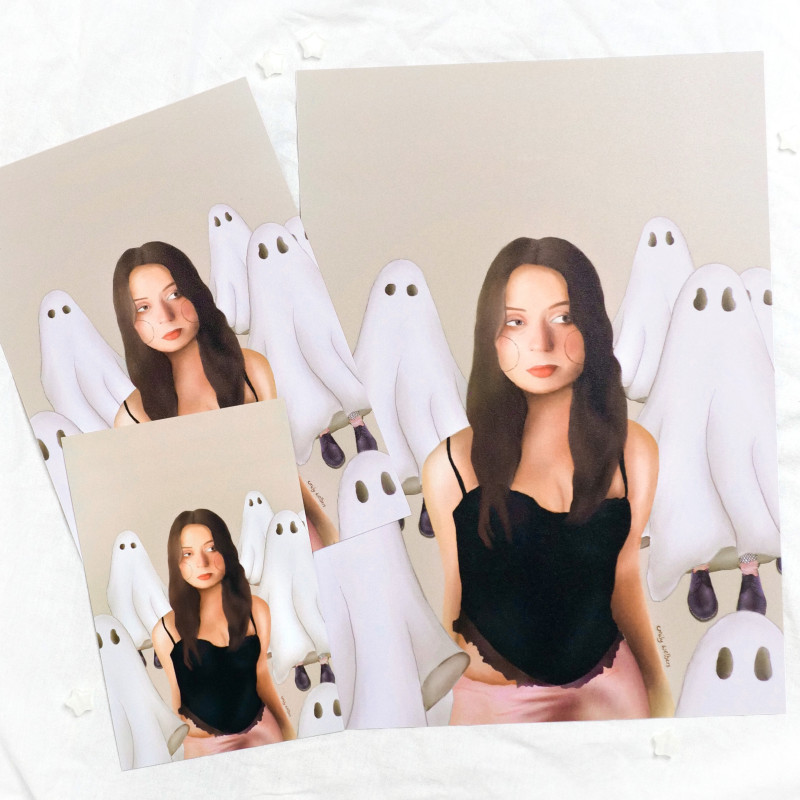 all my ghosts, lizzy mcalpine, art print